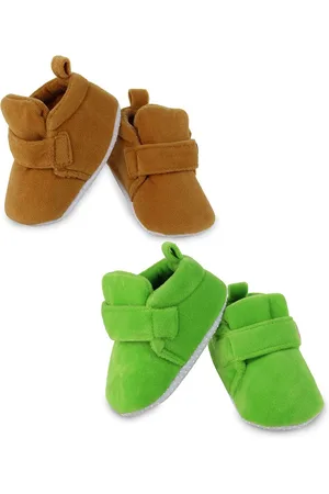 Neska Moda Pack Of 2 Unisex Kids Cotton Booties