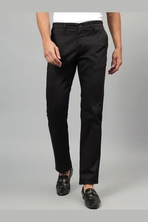CANTABIL Men Cotton Mid-Rise Regular Fit Trousers