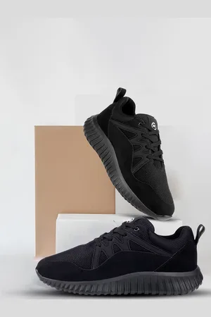 BXXY Men Suede Running Non-Marking Shoes