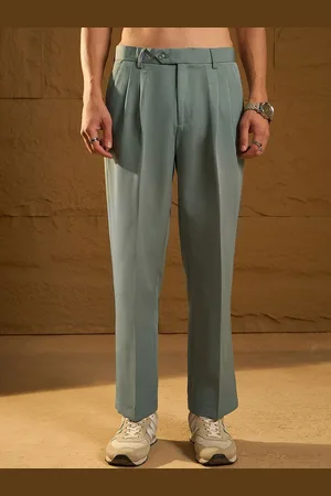 DENNISON Men Double Pleated Korean Baggy Fit Trouser