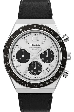 Timex Men Embellished Dial & Leather Straps Analogue Watch TW2W53400UJ