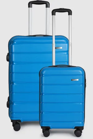 Teakwood Leathers Set Of 2 India 360 Degree Rotation Hard-Sided Trolley Bag - 57 L