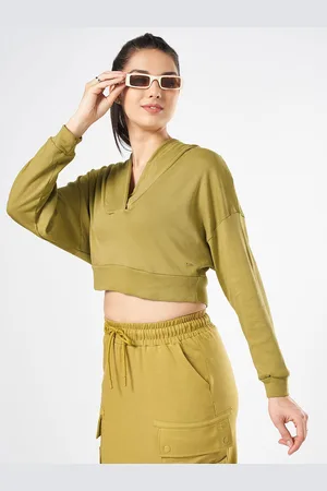Pantaloons Women Cotton Boxy Crop Top