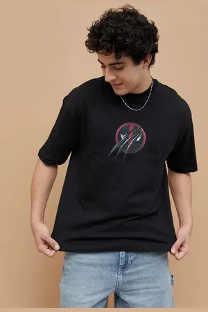 Lifestyle Men Graphic Printed Round Neck Cotton T-shirt