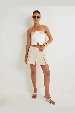 Koton Women Solid Strapless Top