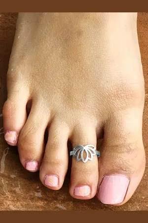 Sangria 925 Sterling Silver Spiral Design Toe Rings