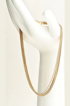 Kazo Gold-Plated Multi Chain Necklace