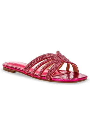 London Rag Women Embellished Open Toe Flats