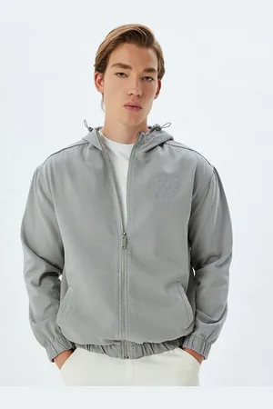 Koton Men Denim Jacket with Embroidered