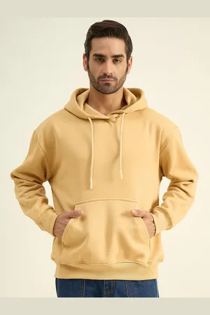 Color Capital Unisex Solid Hood Cotton Pullover Sweatshirt