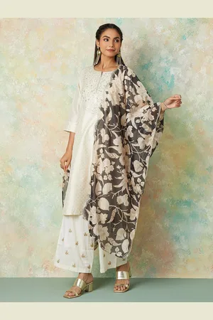 Lifestyle Printed Thread Work Dupatta
