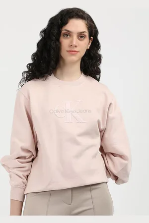 Calvin Klein Women Typography Embroidered Sweatshirt