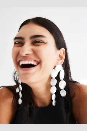 H&M Metal-Disc Pendant Earrings