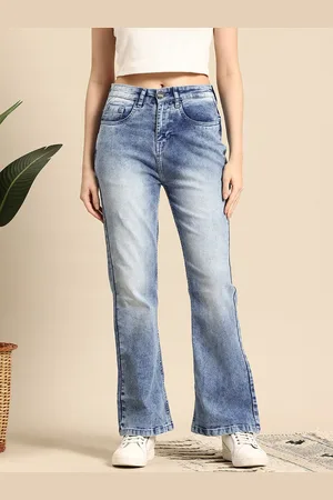 Mast & Harbour Women Bootcut Fit Heavy Fade Jeans