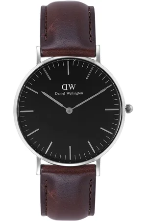Daniel Wellington Unisex Classic Bristol Leather Straps Analogue Watch DW00100143K