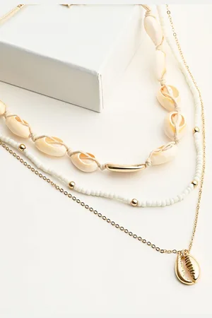 Kazo Gold-Plated Beaded Necklace