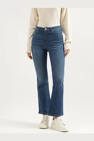 Benetton Women Bootcut High-Rise Jeans