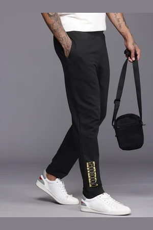 HRX Men Typography Printed Regular Fit Track Pants