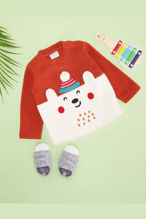 Pantaloons Boys Colourblocked Round Neck Pullover Sweatshirt