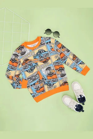 Pantaloons Boys Printed Cotton Sweatshirt
