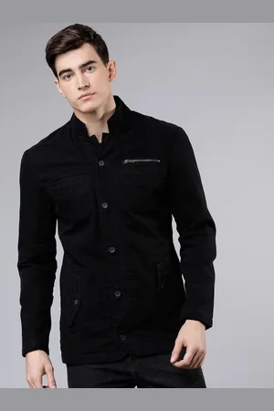 Highlander Men Cotton Open Front Jacket
