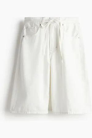 H&M Women Bermuda Super Baggy Low Denim Shorts
