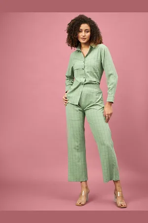 DressBerry Checked Shirt With Trousers