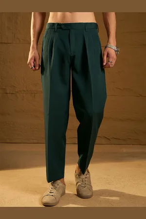 DENNISON Men Double Pleated Korean Loose Fit Trouser