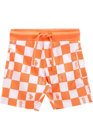 Ralph Lauren Boys Checked Mid Rise Pure Cotton Shorts