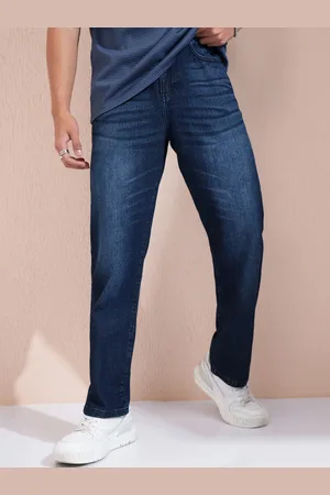 Highlander Men Mid-Rise Cotton Straight Fit Light Fade Jeans