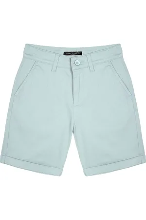 French Connection Boys Solid Regular Fit Mid-Rise Chino Shorts