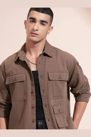 Ketch Men Double Utility Pocket Oversized shirt