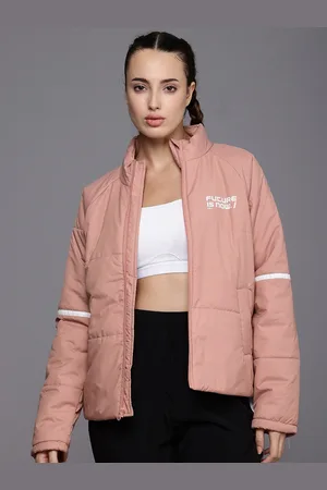 HRX Techoff Mock Collar Lifestyle Padded Jacket