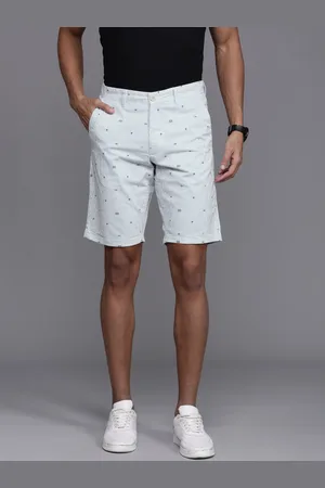Louis Philippe Men Conversational Printed Slim Fit Shorts