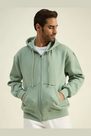 Color Capital Unisex Solid Hood Cotton Ribbed Sweatshirt