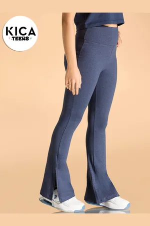 KICA Kids-Girls Flared with Slit Ankle Tights