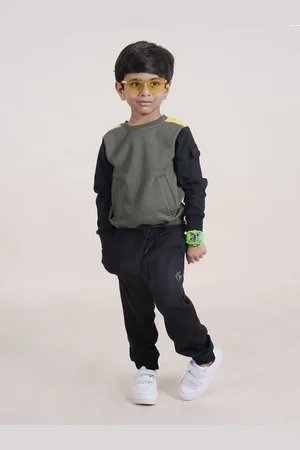 KiddoPanti Boys Mid-Rise Tracksuit