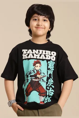 Kidsville Boys Graphic Printed Round Neck Cotton Oversized T-shirt
