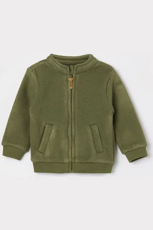 Lifestyle Boys High Neck Front-Open Sweatshirt
