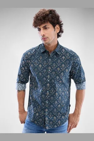 SPYKAR Men Slim Fit Floral Opaque Printed Casual Shirt