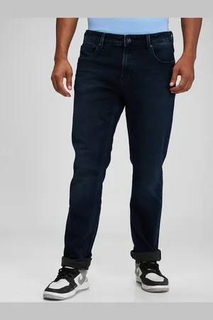 SPYKAR Men Comfort Fit Mid Rise Relaxed Fit Light Fade Stretchable Jeans