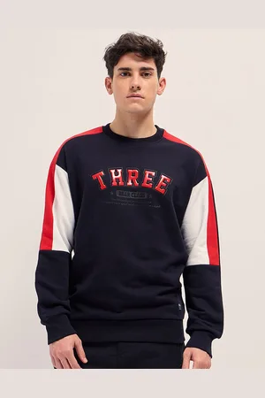 The Bear House Men Round Neck Cotton Pullover Sweatshirt