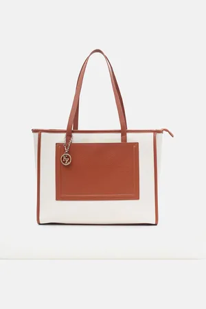 Kazo Women Solid Structured Tote Bag with Quilted