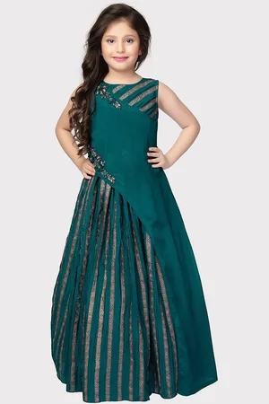 Betty Girls Striped Fit & Flare Maxi Dress