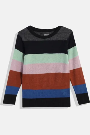 HERE&NOW Boys Colourblocked Pullover Sweater
