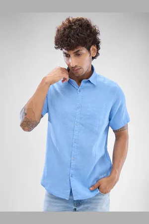 SPYKAR Men Solid Slim Fit Opaque Casual Shirt