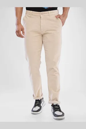 SPYKAR Men Regular Fit Mid-Rise Regular Formal Trousers