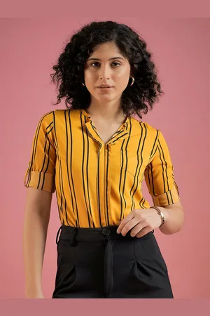 Mayra Women Striped Regular Top