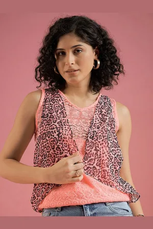 Mayra Women Animal Printed Sleeveless Top
