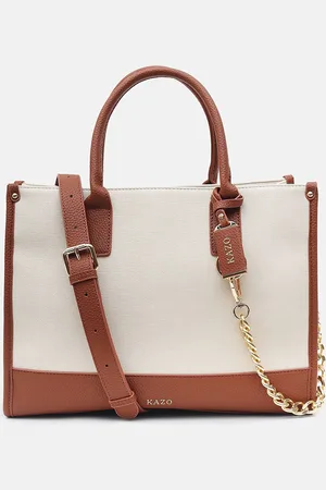 Kazo Structured Satchel Bag with detachable sling strap